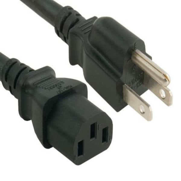 25 ft. 16 AWG Universal Power Cord (IEC320 C13 to NEMA 5-15P)