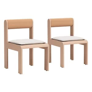Island Outdoor Collection White Olefin Dining Chair - (Set of 2)