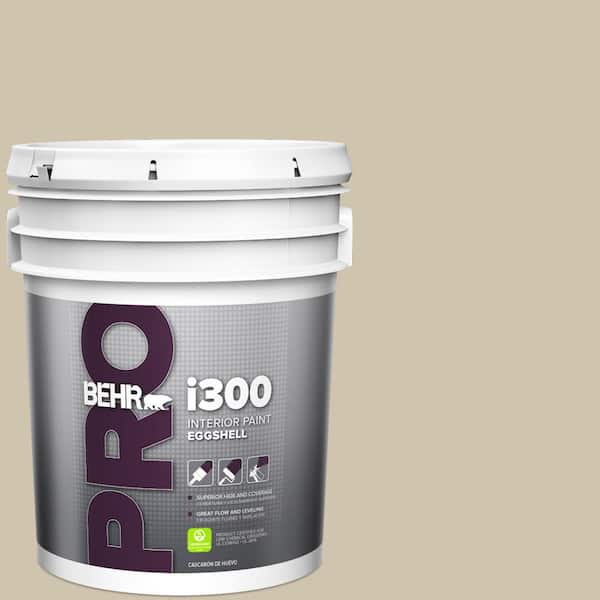 BEHR PRO 5 gal. #HDC-NT-18 Yuma Sand Eggshell Interior Paint