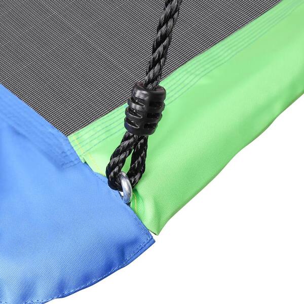 ②まるポン 様 swing Sorbus 60 in. Disc Swing for Kids Multi-Colored Trampoline Net