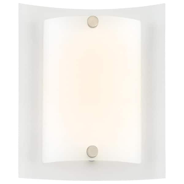 12-Watt Brushed Nickel Integrated LED Sconce