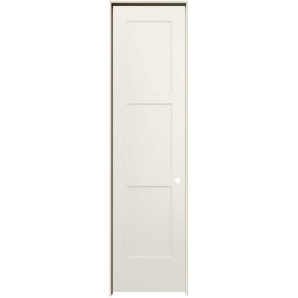 JELD-WEN 24 in. x 96 in. Birkdale Primed Left-Hand Smooth Hollow Core Molded Composite Single Prehung Interior Door