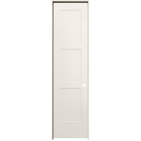 JELD-WEN 24 in. x 96 in. Birkdale Primed Left-Hand Smooth Solid Core Molded Composite Single Prehung Interior Door