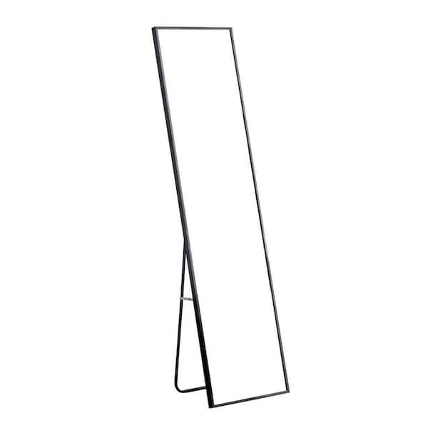 Unbranded 22 in. W x 65 in. H Rectangular Aluminum Framed Wall Mount or Floor Standing Modern Decorative Bathroom Vanity Mirror