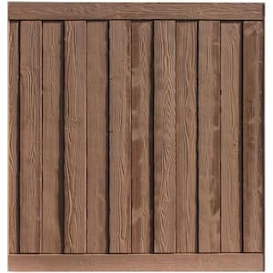 Ashland 6 ft. H x 6 ft. W Red Cedar Composite Fence Panel