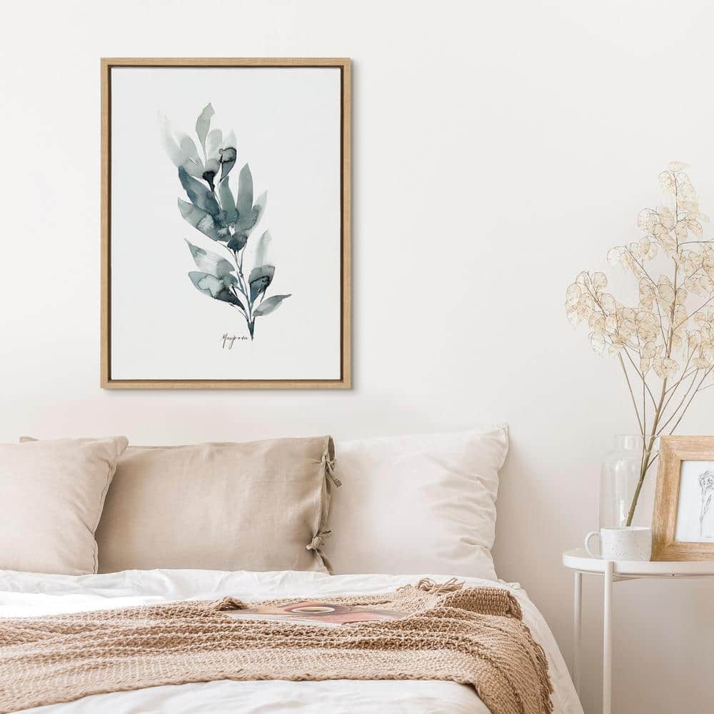 Wild Mariposa Watercolor Wildflower Framed Canvas Art