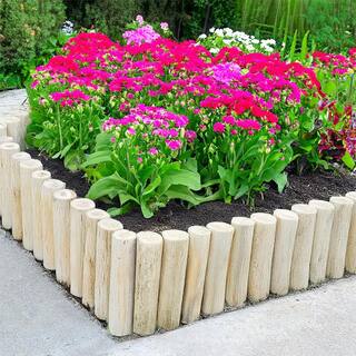 Backyard X-Scapes Bordo Giardino In Legno Di Eucalipto Naturale - 182x15x3,2 Cm, Per Aiuole E Passerelle