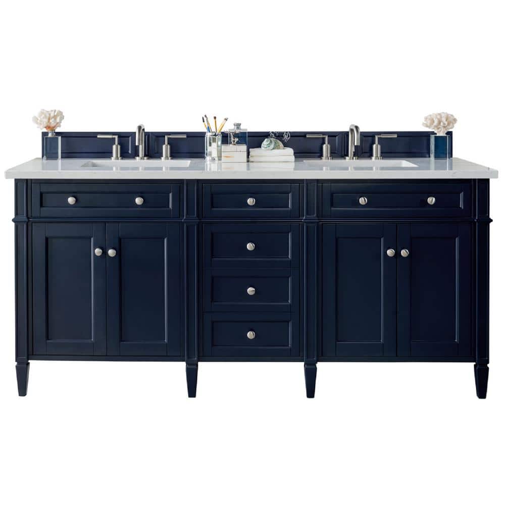 Brittany 72 in. W x 23.5 in. D X 34 in. H Double Bath Vanity Cabinet in Vic