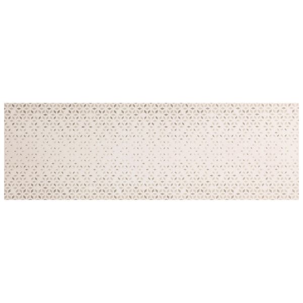 Ivy Hill Tile Terravine Flower Taupe 4 in. x 0.4 in. Textured Mixed Finish Ceramic Wall Tile Sample