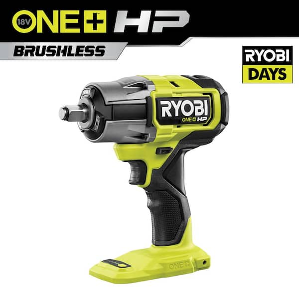 RYOBI ONE+ 18V Brushless Cordless 4-Mode 1/2 in. Impact (Tool Only) P262 - The Home Depot