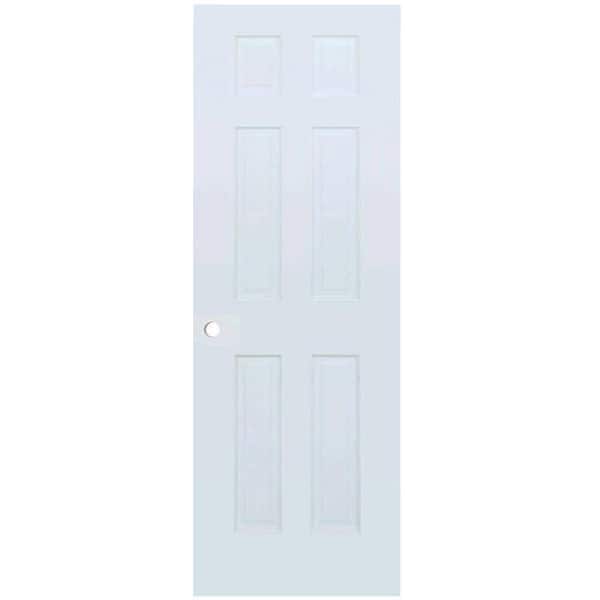 Kimberly Bay 28 in. x 80 in. White 2-Panel Shaker Solid Core Pine