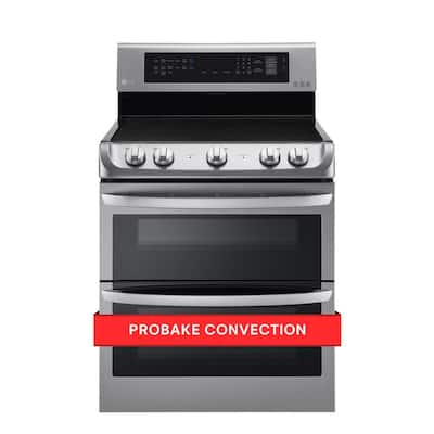 7.3 cu. ft. Double Oven Electric Range with ProBake Convection, Self Clean and EasyClean in Stainless Steel