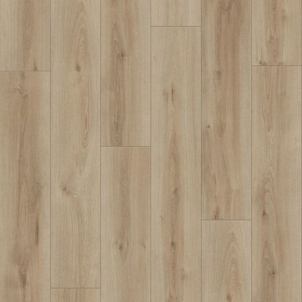 Bakewell Oak 14 mm x 8 in. W Waterproof Laminate Wood Flooring(13.28 sq. ft. /case)