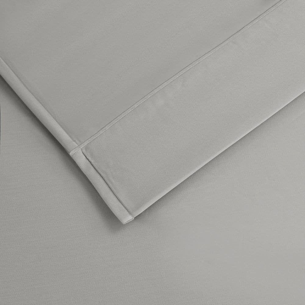 Light Grey King Size Cotton Sheet Set