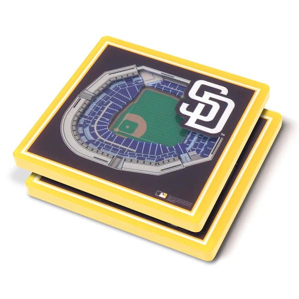YouTheFan MLB San Diego Padres 3D StadiumViews Coasters