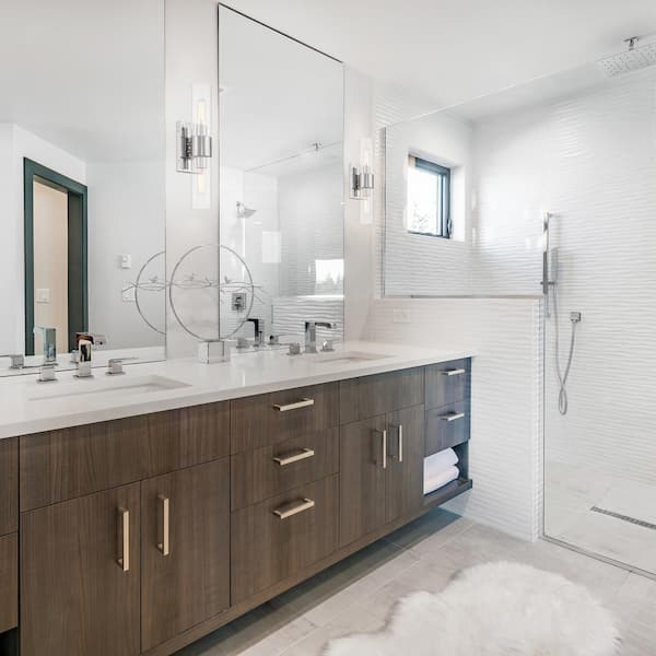 Designers Fountain - Anton 4.5 in. 2-Light Chrome Transitional Wall Sconce with Clear Glass Shades