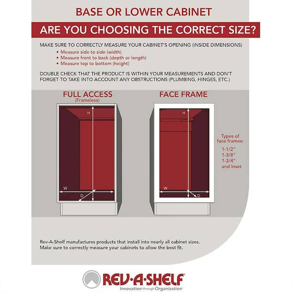 Details about   Rev-A-Shelf RV-18KD-11C-S Double 35-Qt Kitchen Cabinet Pullout Waste Container 