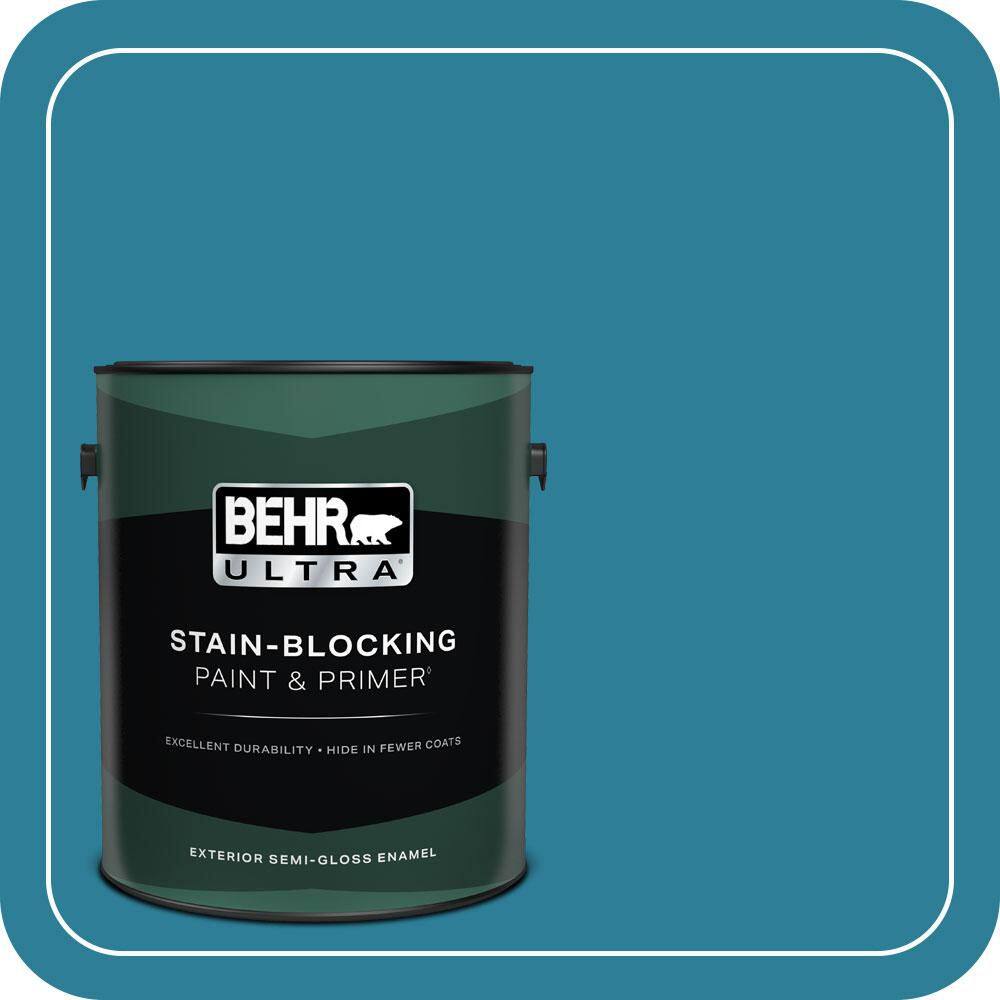 1 gal. #M480-6 Valley of Glaciers Semi-Gloss Enamel Exterior Paint & Primer price history on PriceWatchPro