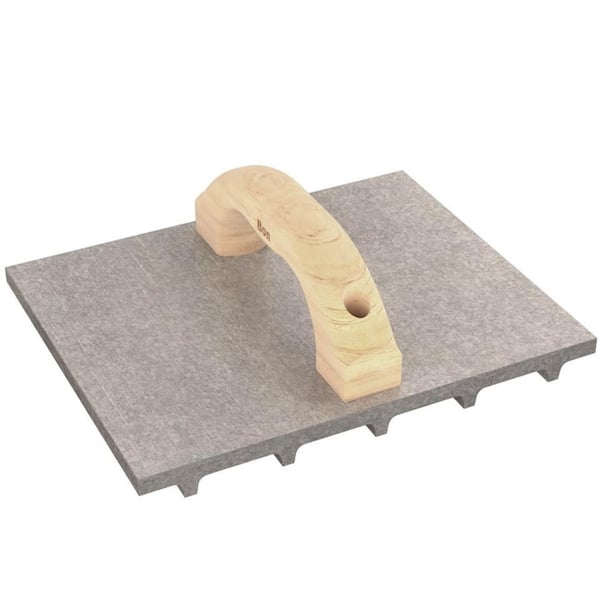 Bon Tool 10 in. x 8 in. Aluminum Wheelchair Ramp Straight Hand Tool Groover