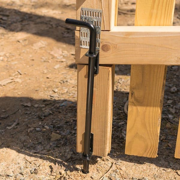 18 in. Black Cane Bolt