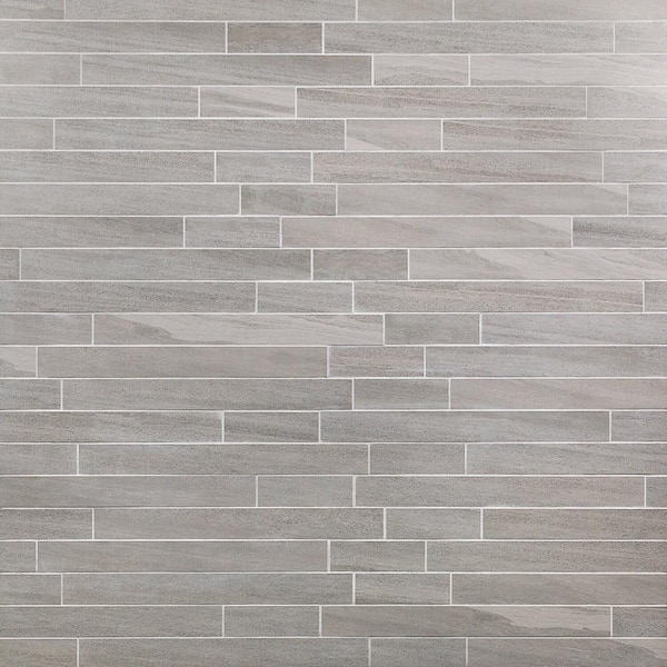 Ivy Hill Tile Essential Sandstone Ash 12 in. x 24 in. 10mm Matte Porcelain Floor and Wall Mosaic Tile (6 pieces / 11.62 sq. ft. / box)
