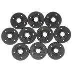 1/2 in. Black Malleable Iron FPT Floor Flange (10-Pack)