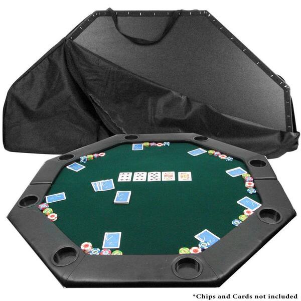 Trademark Octagon Padded Green Poker Table Top