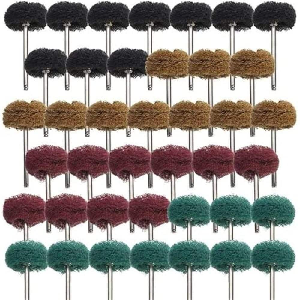 40 Pack 1/8 inch Abrasive Wheel Buffing Polishing Wheel Set for Rotary Tool price history on PriceWatchPro