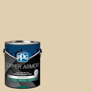 1 gal. PPG1086-3 Almond Cream Eggshell Antiviral and Antibacterial Interior Paint with Primer