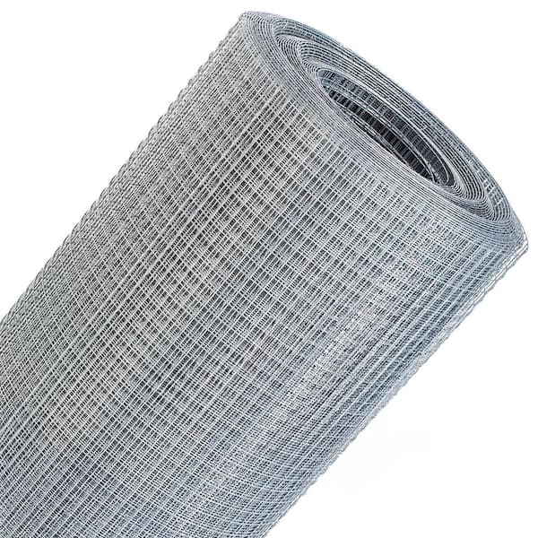 48 in. x 100 ft. 19-Gauge Reinforced Hot-Dip Galvanized Precision Welding Mesh Fit Most Size Animal Cages