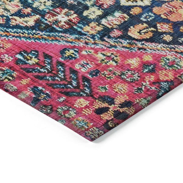 Chantille Machine Washable Indoor/Outdoor Abstract ACN1834 Teal 3 ft. x 4 ft. Area Rug