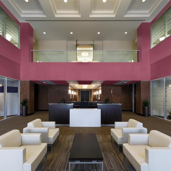 1 gal. #110B-7 Raspberry Pudding Eggshell Interior Paint