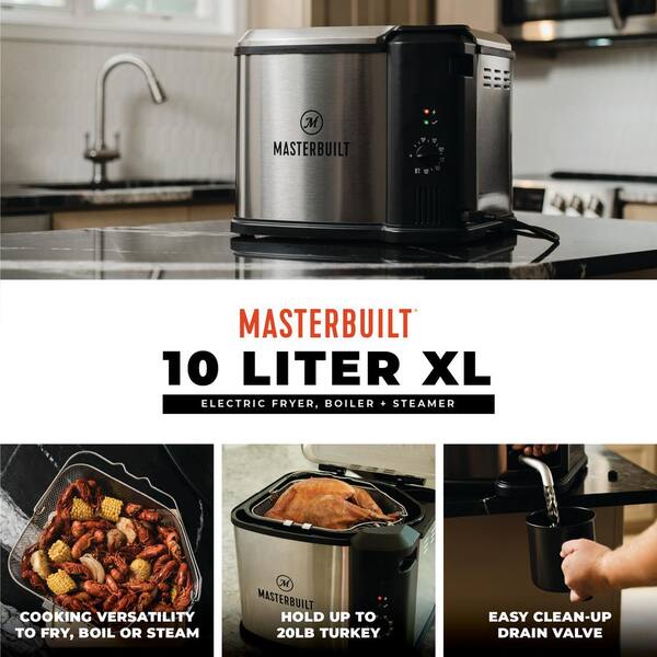 MASTERBUILT Four Seasons 28Qt Electric Digital Air Fryer • buy Steamer • Boiler