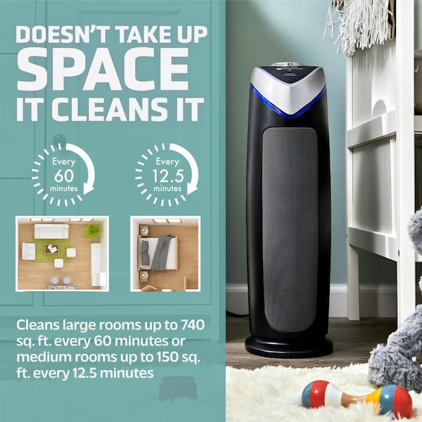 Air purifier with HEPA filter