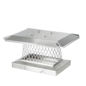 9 in. x 13 in. Stackable Multi-Pack Single Flue Chimney Cap in Stainless Steel (4-Pack)