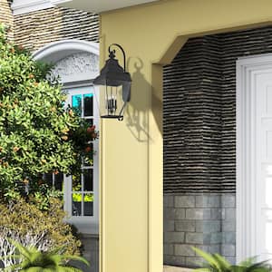 Exeter 4 Light Black Outdoor Wall Sconce