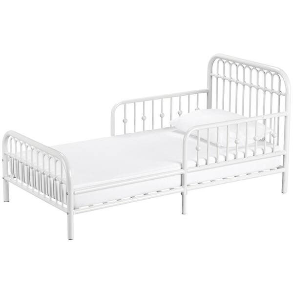 Little Seeds Monarch Hill Ivy White Metal Toddler Crib Bed