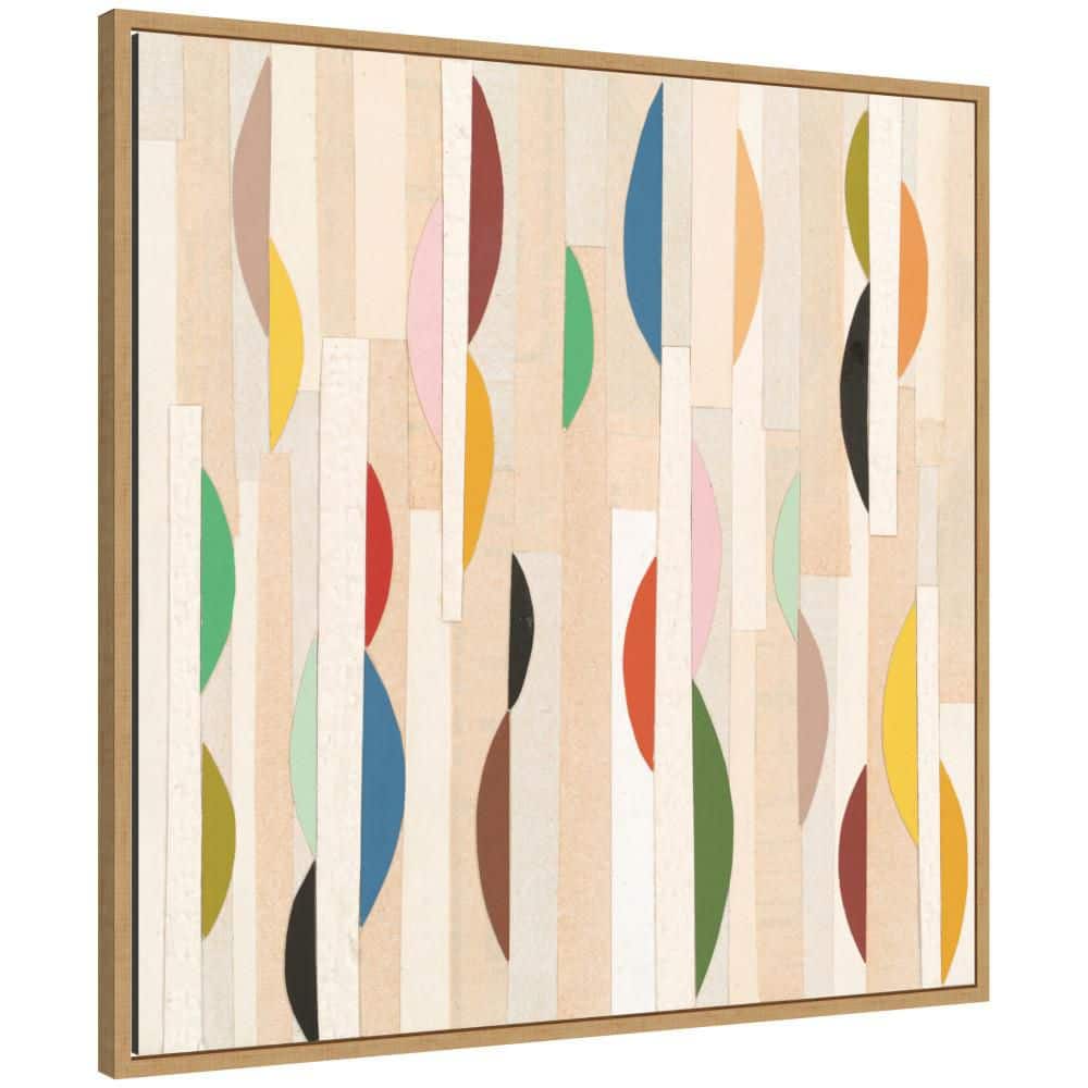 "Sylvie ""Geometric Abstract 1 30x30 FC"" by Felicia Dadak Abstract Framed Glass Art Print 30 in. x 30 in." price history on PriceWatchPro