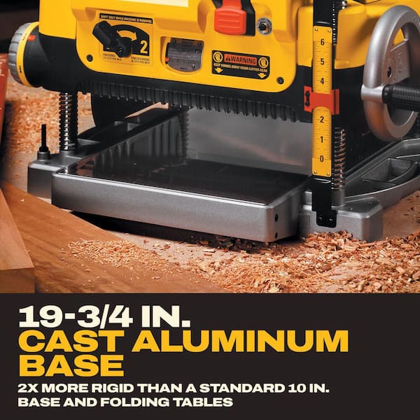DEWALT 15 Amp Corded 13 in. Heavy-Duty 2-Speed Bench Planer with