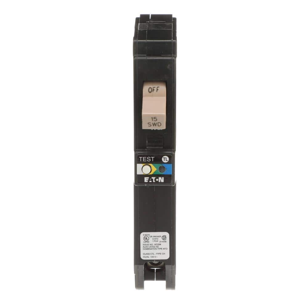 Eaton CH 15 Amp All in One AF/GF Plug-on-Neutral Breaker 