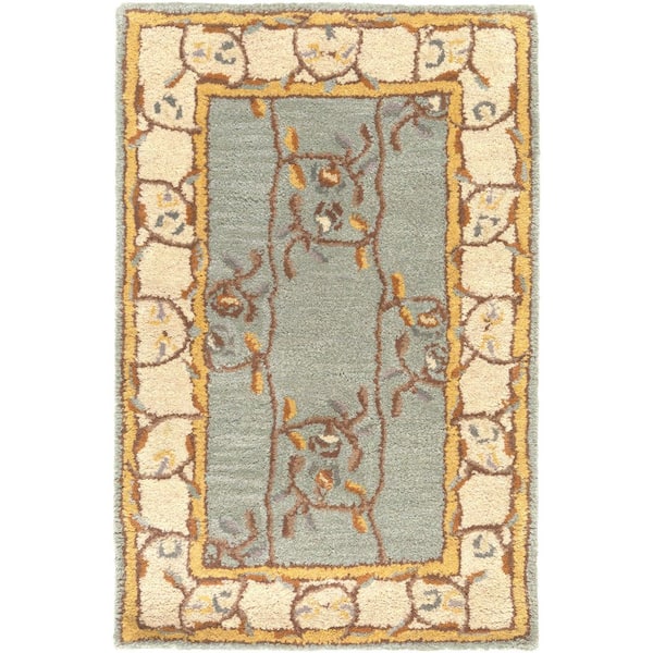 Caesar CAE-1100 4 ft. x 6 ft. Multi-Colored Handmade, Area Rug