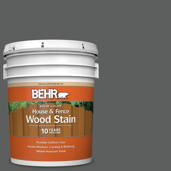 BEHR 5 gal. #T17-10 Shades On Solid Color House and Fence Exterior Wood Stain