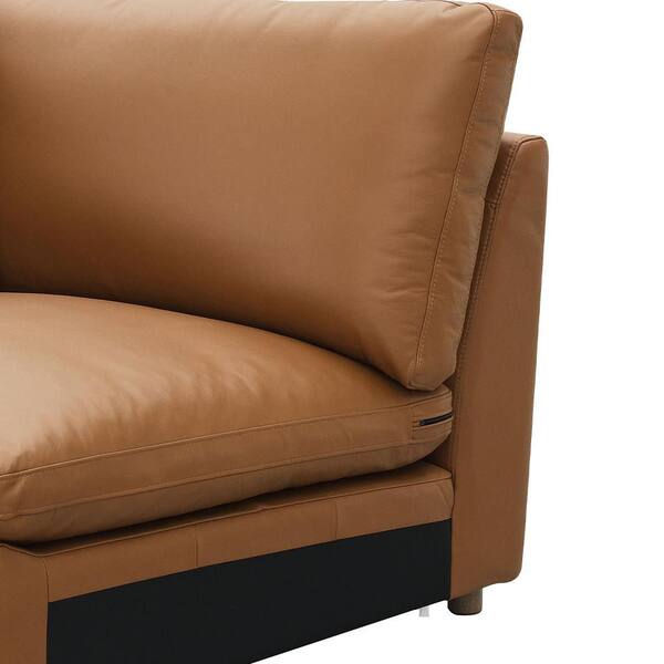 kopanda754　acme furniture brighton Acme Furniture Brighton 45 in. Armless Leather Square Sofa in