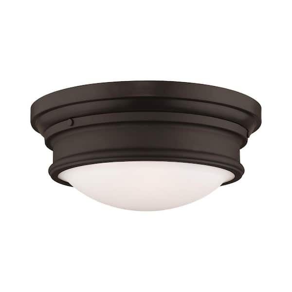 Astor 3 Light Bronze Flush Mount