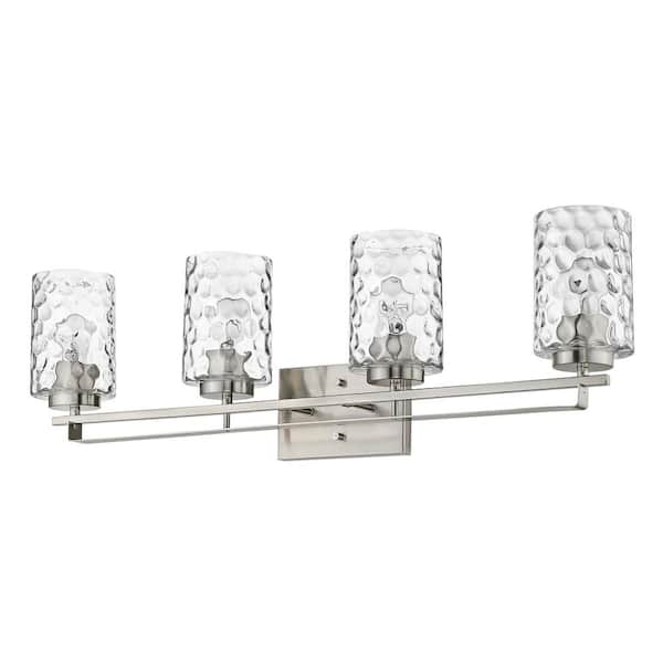 Acclaim Lighting Livvy 33 in. 4-Light Satin Nickel Vanity Light