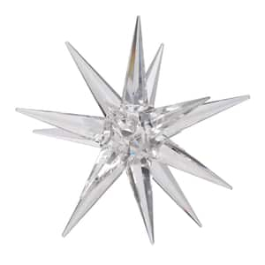 Glam Clear Medium Karsta Star Irregular Decor Accent