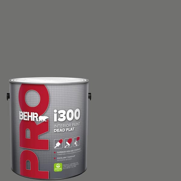 BEHR PRO 1 gal. #MQ2-61 Magnet Dead Flat Interior Paint