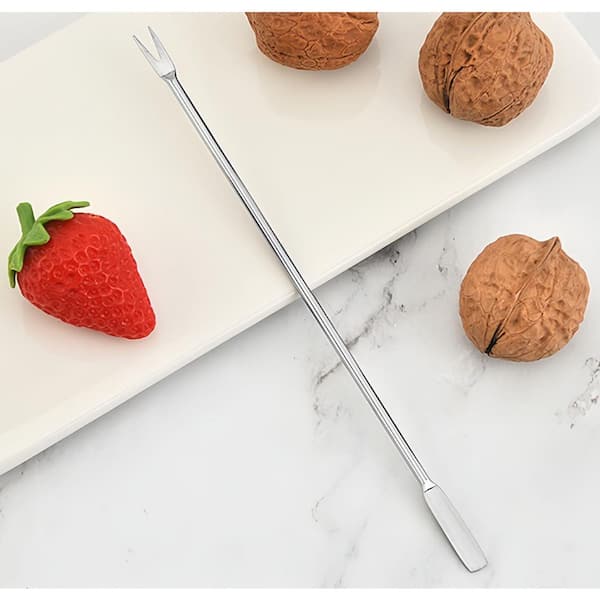 Wudkey Nut Crackers for All Nuts with 3 Picks Included, Stainless