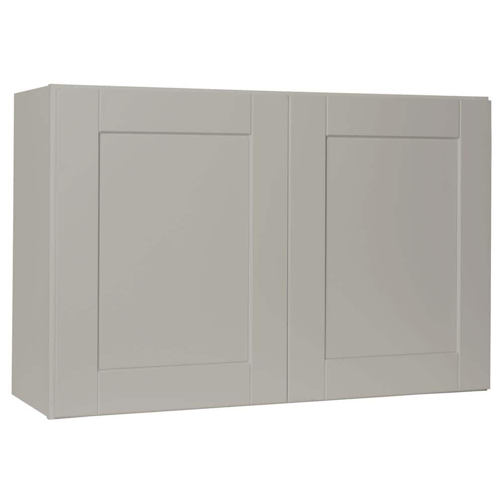 Hampton Bay Shaker 36 in. W x 12 in. D x 24 in. H Assembled Wall Bridge ...