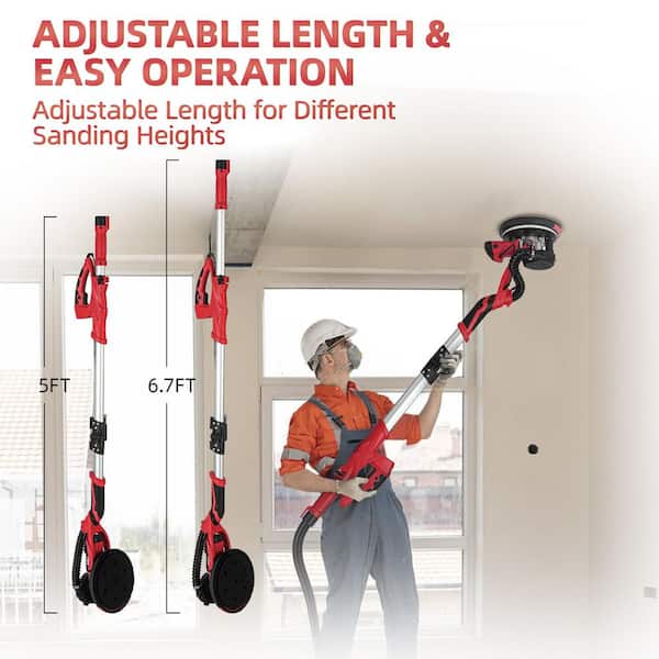 maocao hoom 800 W Electric Drywall Sander with Vacuum Dust